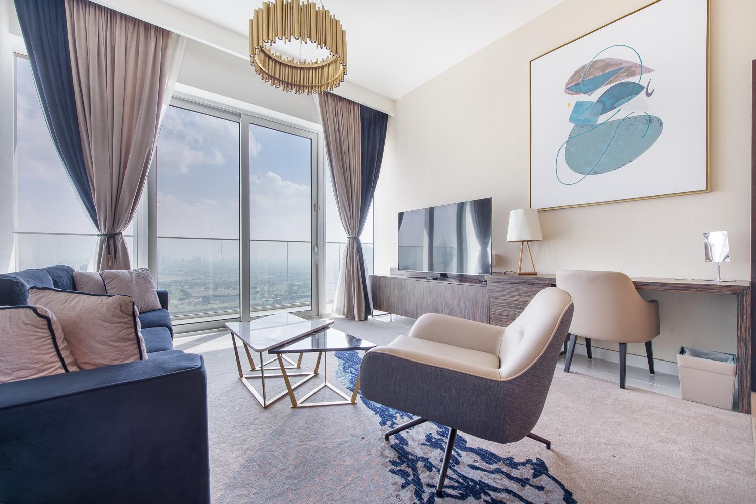 Golf Views In 30Th Floor Apartment Dubai Exterior photo